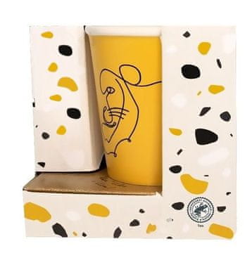 EXCELLENT Skodelica v darilni škatli rumena KO-ABM200190yellow