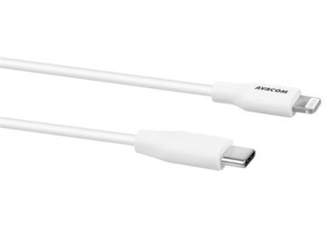 Avacom MFIC-40W Kabel USB-C z Lightningom, certifikat MFi, 40 cm, bel