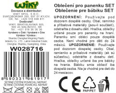 Wiky Oblačila za lutko 41 cm