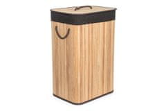 G21 koš za perilo 72 l, bambus z rjavo košaro