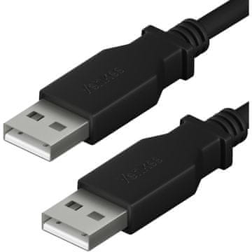 Yenkee YCU 012 BK USB A 2.0 M/M Prop.kabel