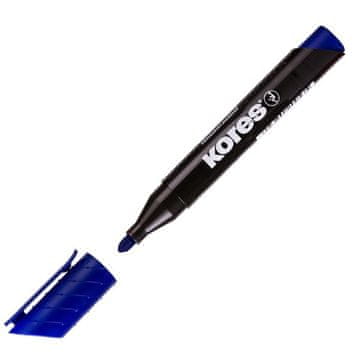 Kores Permanentni marker, okrogel, modri