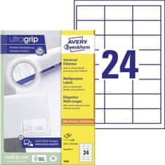 Avery Zweckform Univerzalne etikete Avery, 64,6 x 33,8 mm, bele