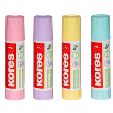 Kores Koresova lepilna palica, 20 g, pastelni vzorec