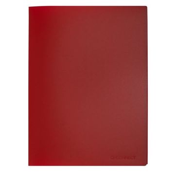 Q-Connect Katalogna knjiga, A4, 10 žepov, rdeča