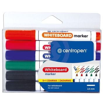 Centropen Označevalec za bele table 8559, komplet 6 kosov