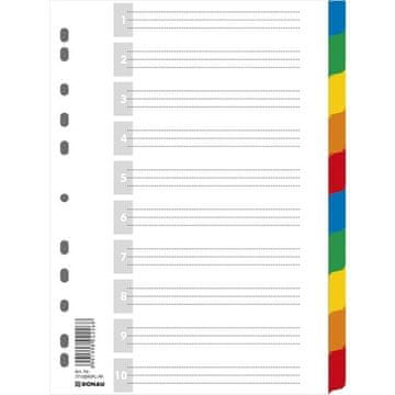Donau Donau-A4, bela z barvnim robom, 10 listov