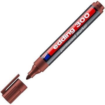 Edding Permanentni marker 300, rjav