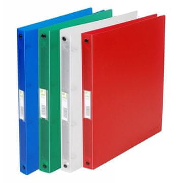 Q-Connect Štirikotni mapirni vložek - A4, 2,5 cm, mešanica barv