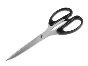 Škarje dolžine 21 cm - črne