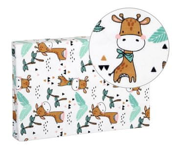 Prevleka Jersey LUX - 70x140 cm - Žirafa