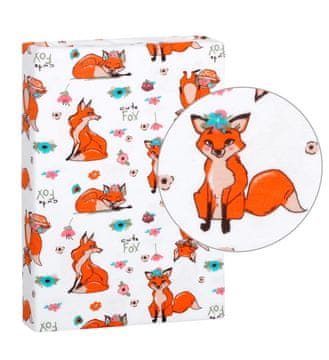 Prevleka Jersey LUX - 90x200 cm - Fox