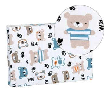 Prevleka LUX - 60x120 cm - Medvedek