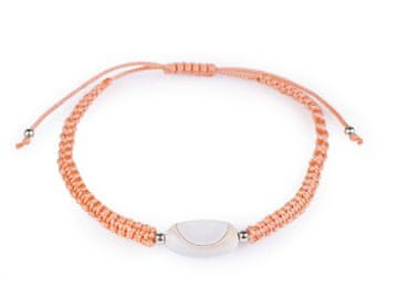 Zapestnica shamballa - salmon light
