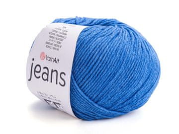 Delta Pletena preja Jeans 50 g - (17) modra