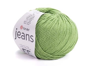 Pletena preja Jeans 50 g - (69) zelena kaki srednja.