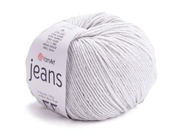 YarnArt Pletena preja Jeans 50 g - (49) siva najsvetlejša