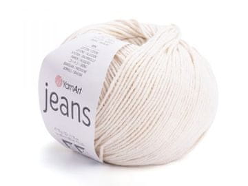 Pletena preja Jeans 50 g - (05) svetlo bež