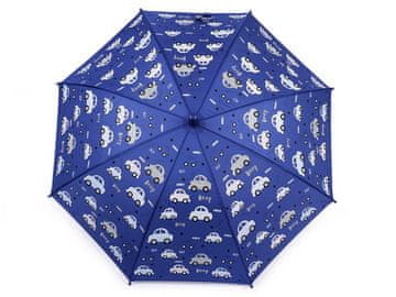 Otroški dežnik čarobni keksi, pošasti, avtomobili - modri temni avto