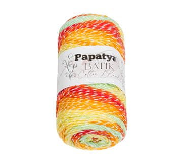 PAPATYA Bombažna mešanica batik - 100 g / 225 m
