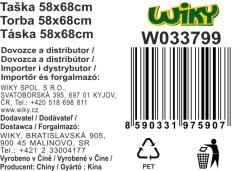 Zložljiva torba iz blaga 58x68 cm