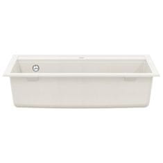 Vidaxl Umivalnica Bela 795 x 505 mm Granit