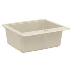 Vidaxl Umivalnica Bež 470 x 440 mm Granit