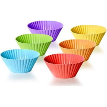 Banquet Komplet silikonskih skodelic za peko 6 kosov, 7,5 cm