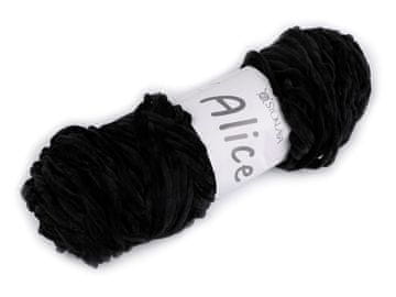 Pletena preja Alice 100 g - črna