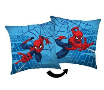 Jerry Fabrics Spiderman Blue 05 Poliesterska blazina iz mikropliša, 40/40 cm