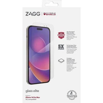 invisibleSHIELD ZAGG IS Glass Elite iPhone 14 Pro Max