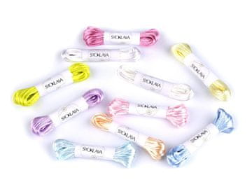 Satenast kabel Ø2 mm, snop 3 m - mešanica svetlobe (10 snopov)