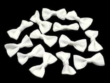 Poroka / pentlje za perilo 12x25 mm saten - Off White (50 kosov)