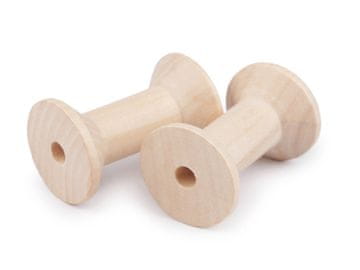 Lesena tuljava 30x48 mm - (3x4,8 cm) naravna svetloba (5 kosov)