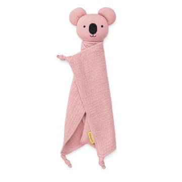 NEW BABY Koala roza muslin spalnik