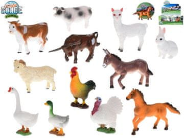 Kids Globe Otroški globus Kmetijske živali 8 cm
