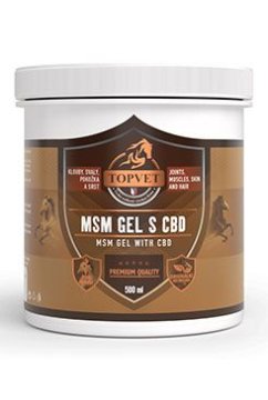 Topvet MSM gel s CBD za konje 500ml