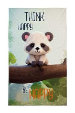 Detexpol Otroška brisača Panda, bombaž - frotir, 50/30 cm