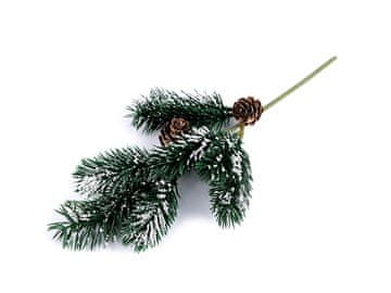Umetna smreka z borovimi storži zimska manjša - zelena