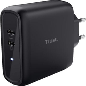 Trust MAXO 65W polnilec USB-C črne barve