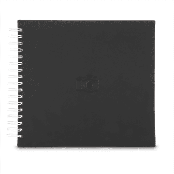 Hama klasični spiralni album SIGNS 28x24 cm, 50 strani, črn