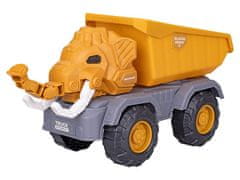 Avtomobilski gradbeni smetnjak/mamola 26 cm gibljivi deli - mešanica barv (siva, oranžna)