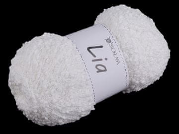 Pletena preja nopka Lia 100 g - bela