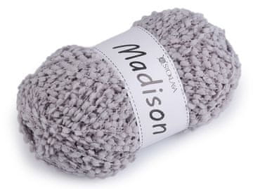 Pletena preja Madison 100 g - svetlo siva