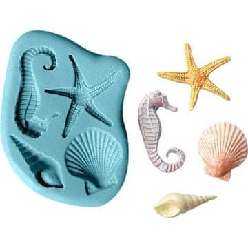 Silikonski model - morje 10x7cm - Cakesicq
