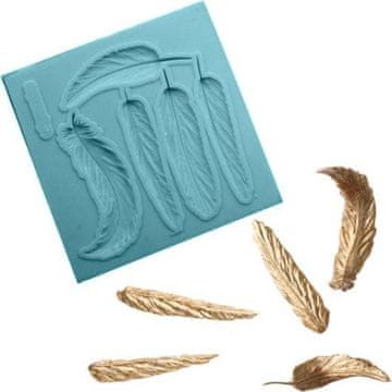 Silikonski model za perje 7,5x7,5 cm - Cakesicq