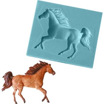 Silikonski model za konja, ki teče 6,5x8,5cm - Cakesicq