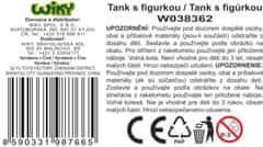 Rezervoar s figuro 25 cm