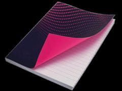 Beležnica FLEXY A5, 96 listov, podložena, mešane barve