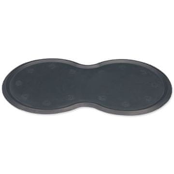 Trixie gumijasta podloga za sklede siva 45x25cm